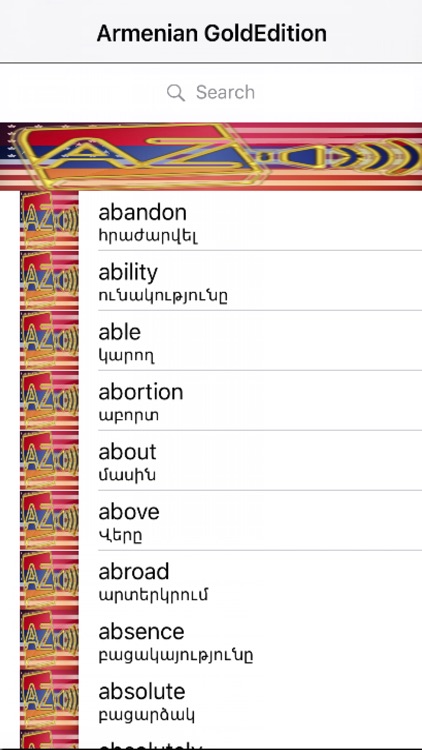 Armenian Dictionary GoldEdition