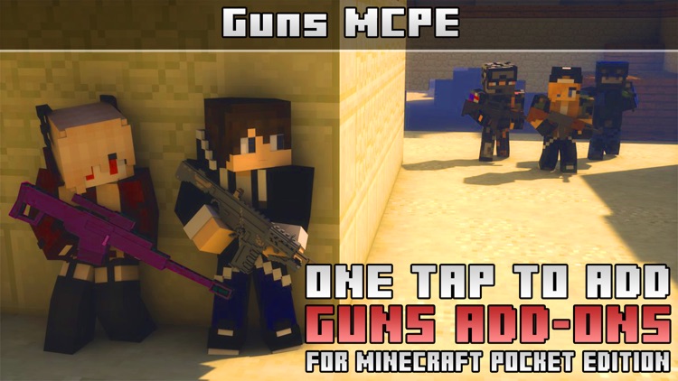 Guns Addons Maps for Minecraft Pocket Edition PE