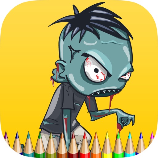 Zombies Ghost Coloring Book - Drawing for Kids iOS App