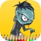 Zombies Ghost Coloring Book - Drawing for Kids
