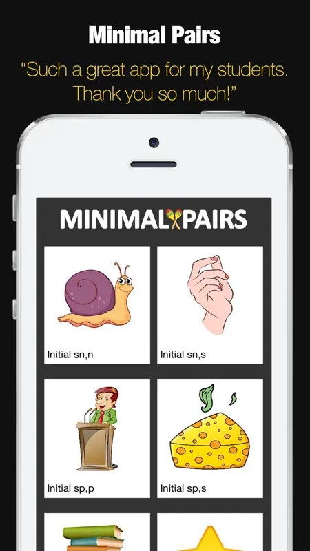 Minimal Pairs for Speech Therapy screenshot 1 of 5