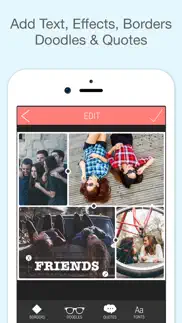 photo collage maker - pic grid editor & jointer + iphone screenshot 4