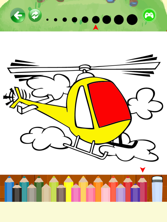 Screenshot #4 pour Helicopter Coloring Pages For Learn painting