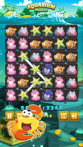 Game screenshot Рыбы Аквариум Головоломка Матч 3 игры apk