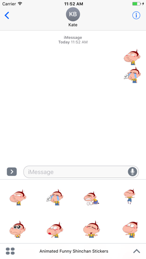 Animated Funny Face Stickers For iMessage(圖1)-速報App
