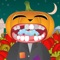 Pumpkin Face Man Dentist