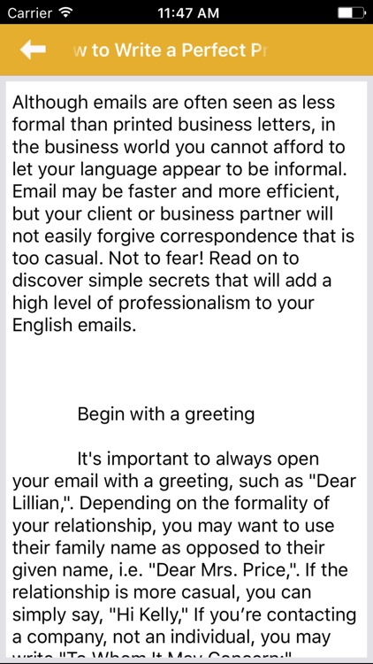 English email templates - Write emails effectively
