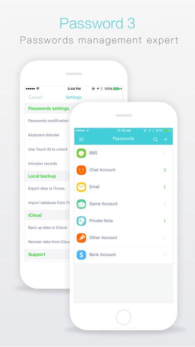Screenshot #1 pour Password Manager - Lock Passcode & Secure Account