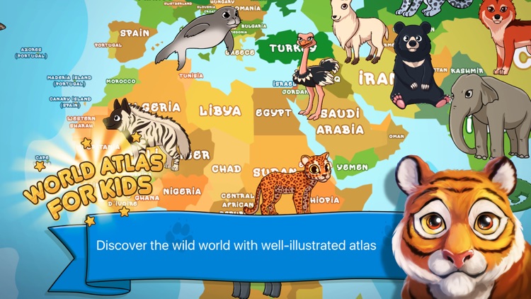 World Atlas For Kids - Animal Library