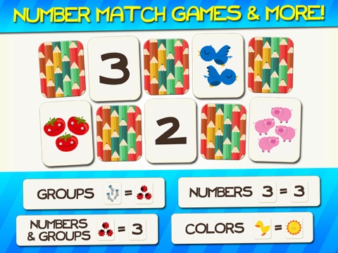 Screenshot #4 pour Jeux De Numéros Match Jeu Gratuit Pour Les Enfants