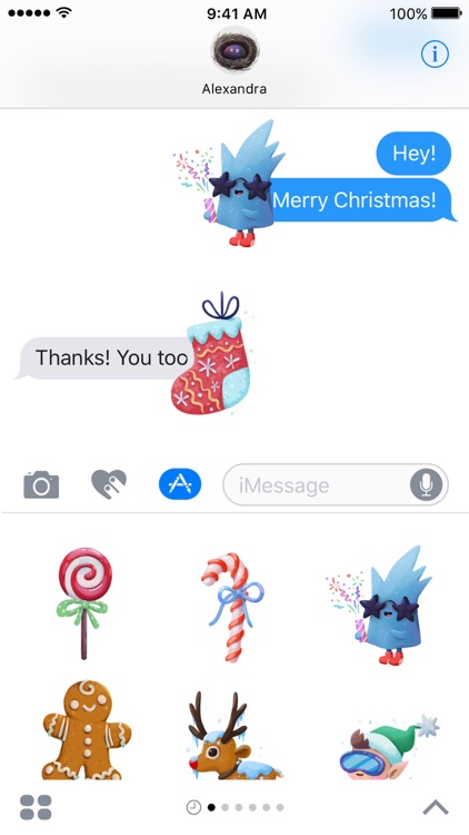 Magic Christmas Stickers screenshot-3