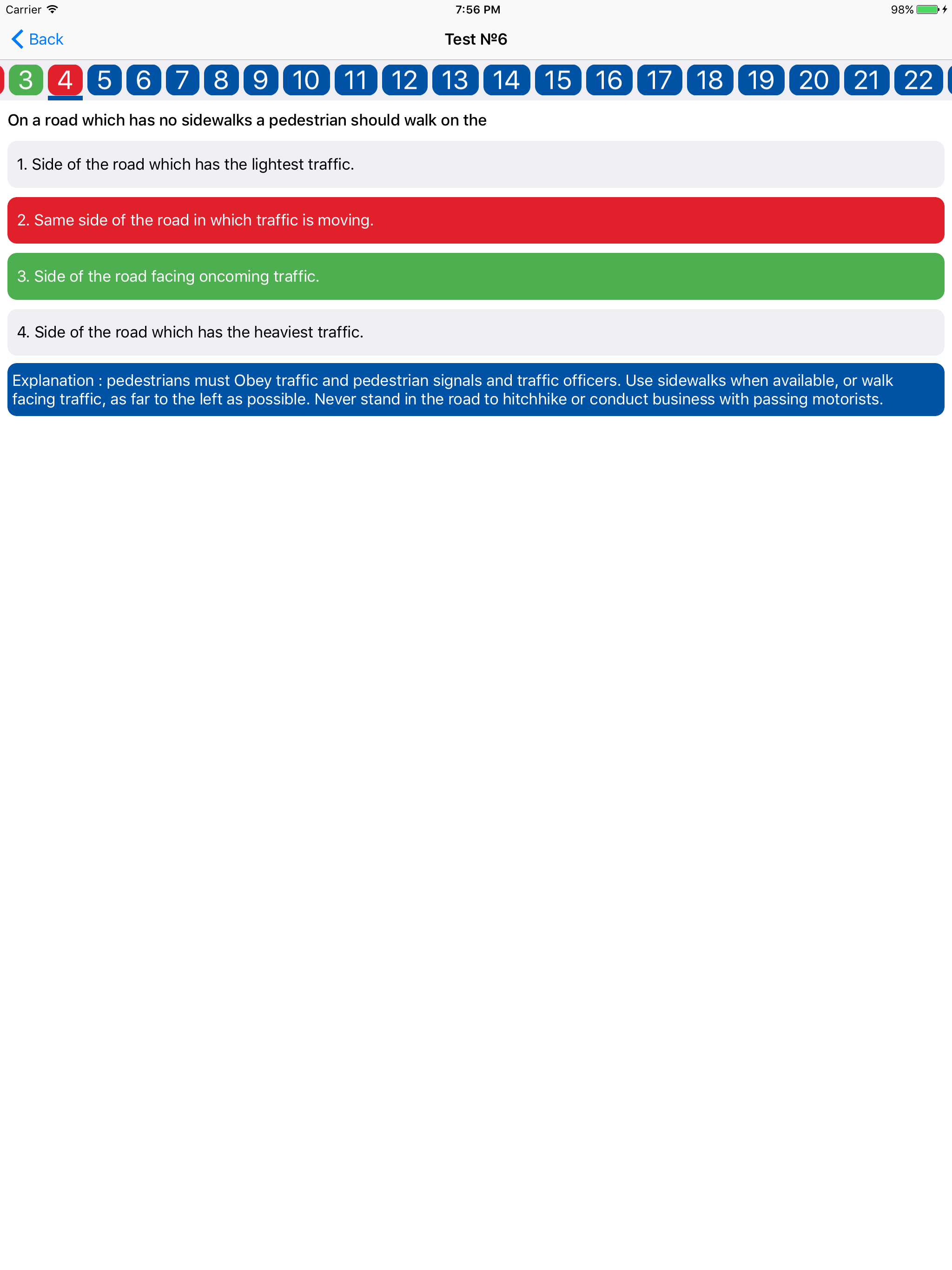 California DMV Driving Knowledge Test - Exam 2017