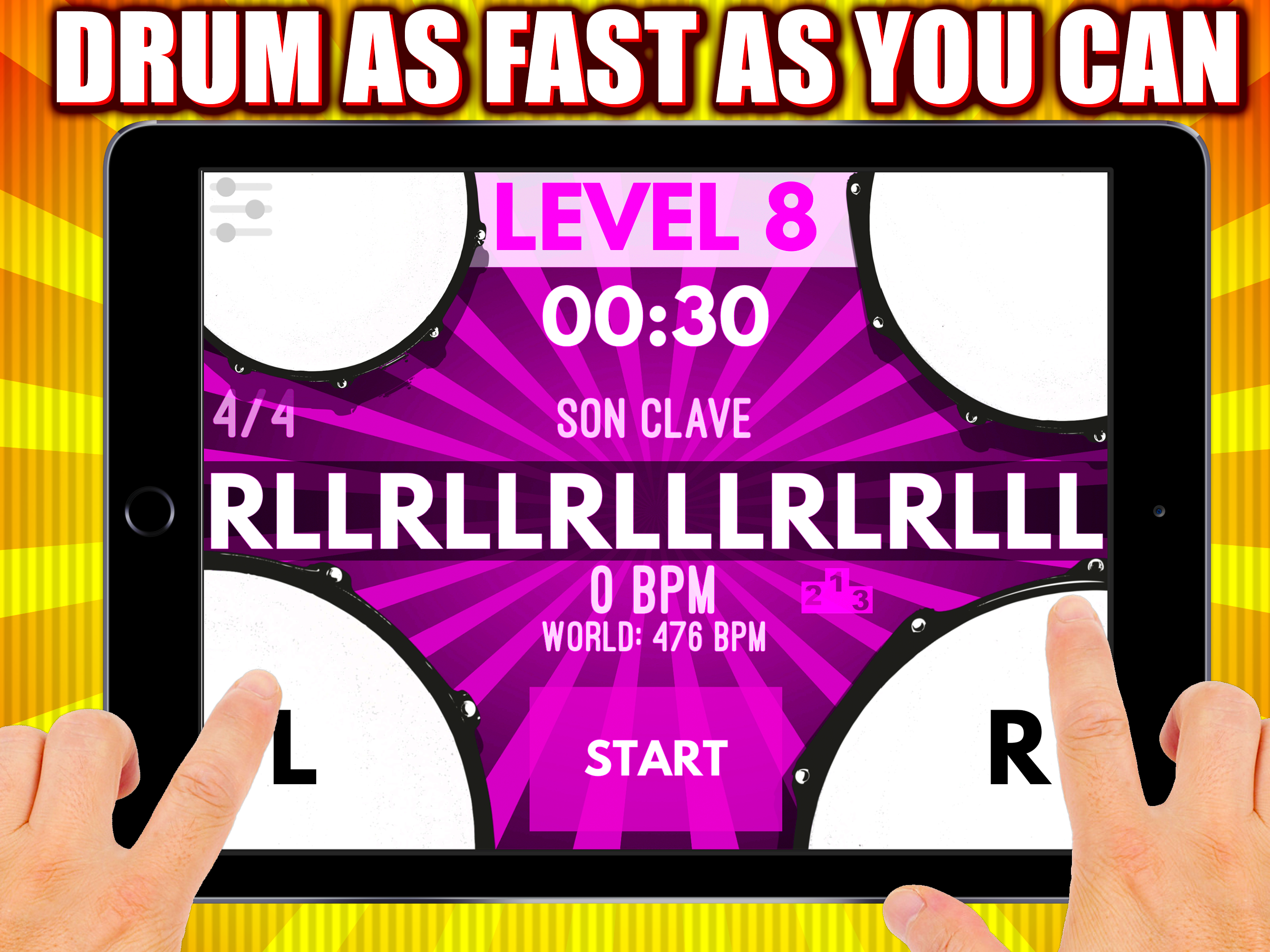 Drum Champion - Learn rhythms, be the best drummer