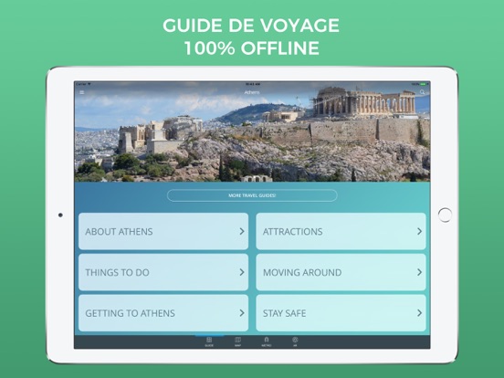 Screenshot #4 pour Athènes Guide Voyage avec Offline Maps