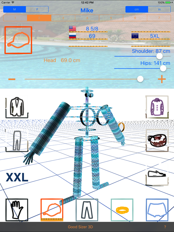 Good Sizer 3D - size converter of clothesのおすすめ画像3