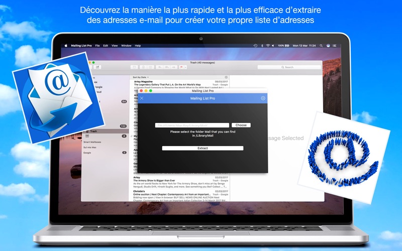 Screenshot #1 pour Mailing List Pro ( Email extractor )