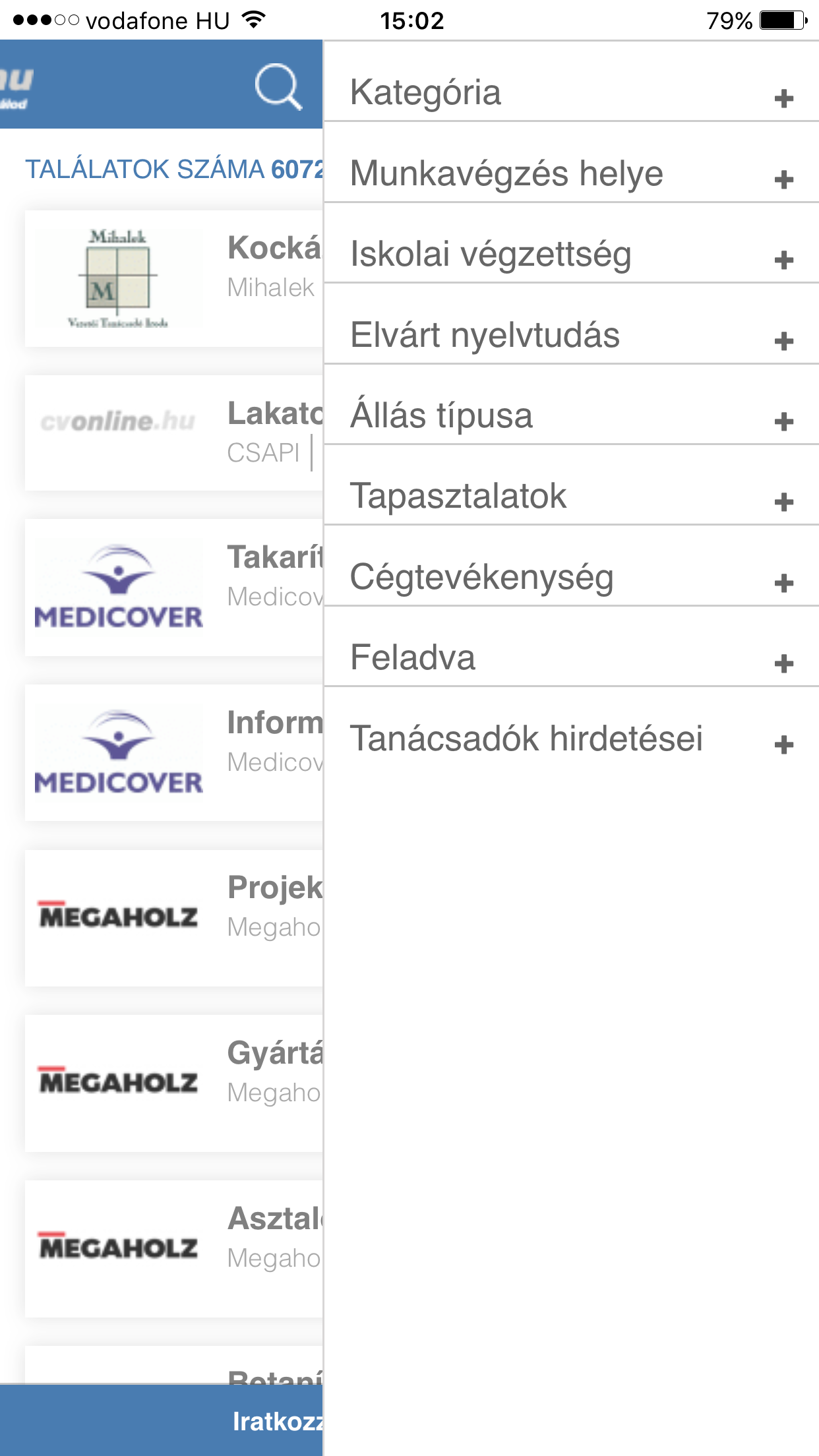 Cvonline.hu állások