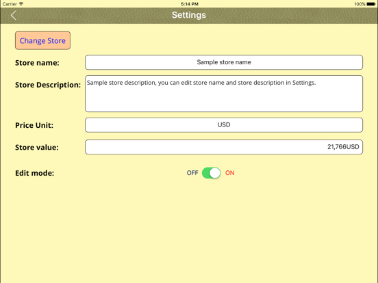 Price Note - for small business iPad screenshot 2 - Business app
