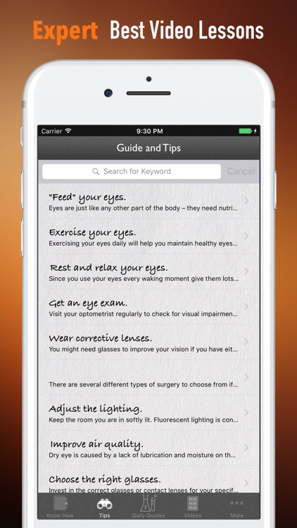 How To Improve Your Eyesight-Vision Cure