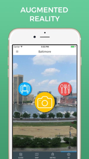 Baltimore Travel Guide with Offline Street Map(圖2)-速報App