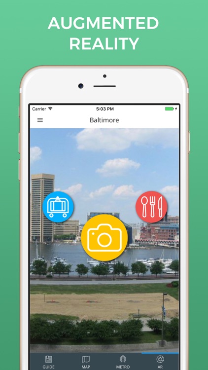 Baltimore Travel Guide with Offline Street Map