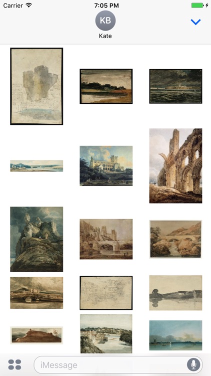 Thomas Girtin Artworks Stickers