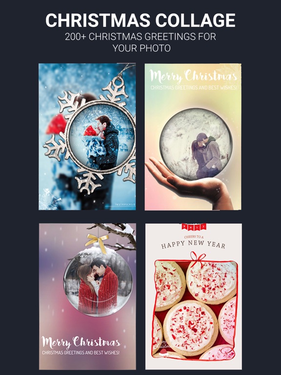 Christmas PIP Photo Collage iPad screenshot 1 - Photo & Video app