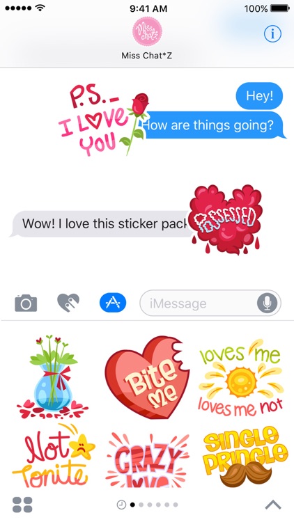 Flirty Sticker Set