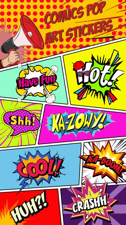 Comics Pop Art Stickers