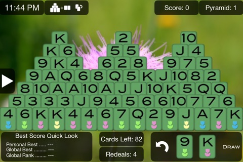 Pyramid Solitaire screenshot 3