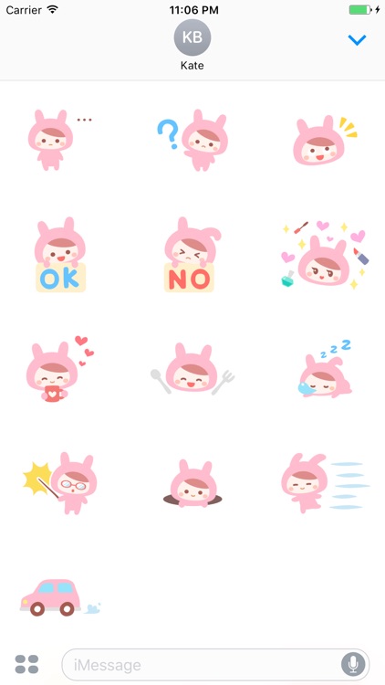 Riley The Rabbit-chan Stickers