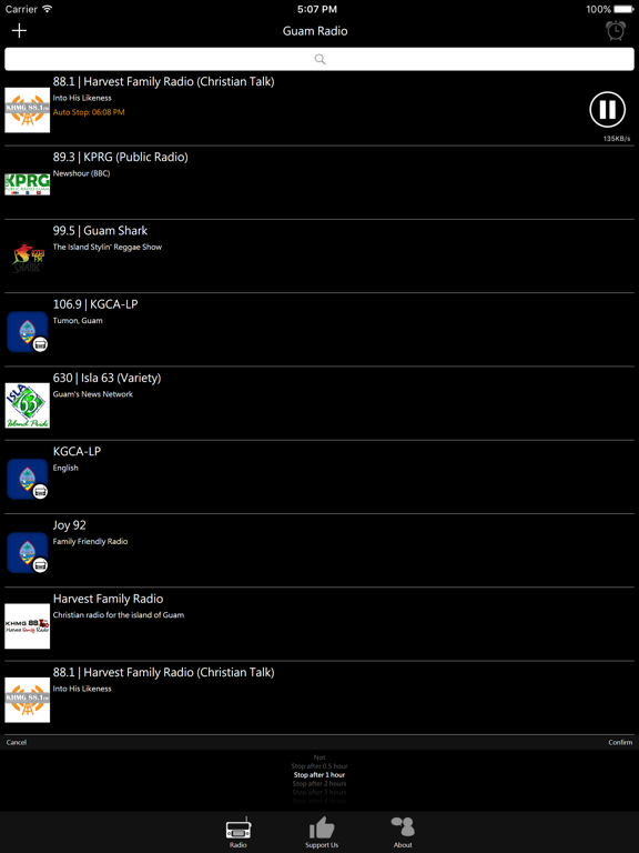 Guam Radio iPad screenshot 3 - Entertainment app