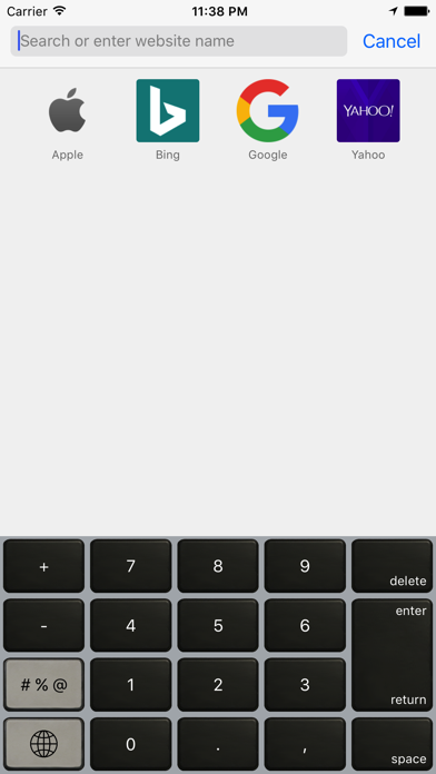 Screenshot #1 pour NumPad+ Keyboard Extension