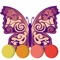 Colorful butterfly coloring book game for kids