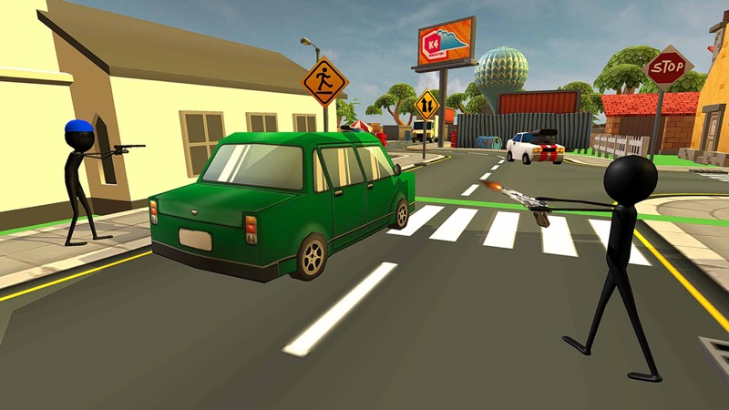 Vingança de Stickman irritado - Jogo do atirador d screenshot 2