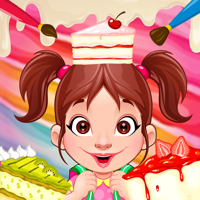 Sweet Cake Coloring - Make a cake game