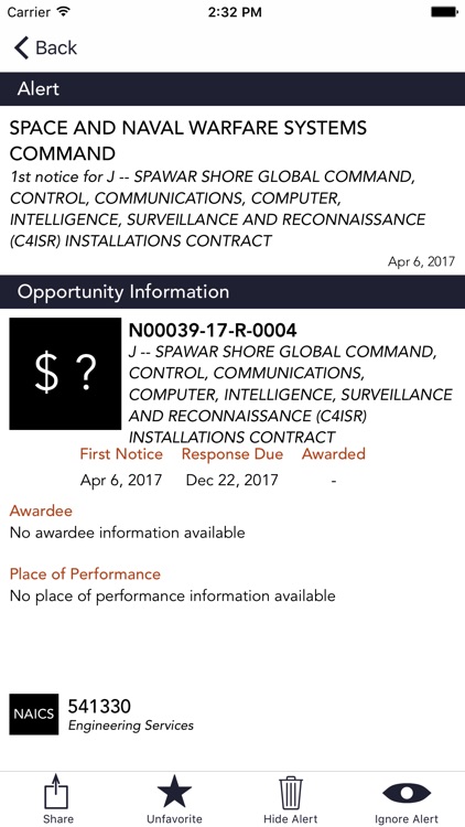 myFedBeacon for FBO.gov