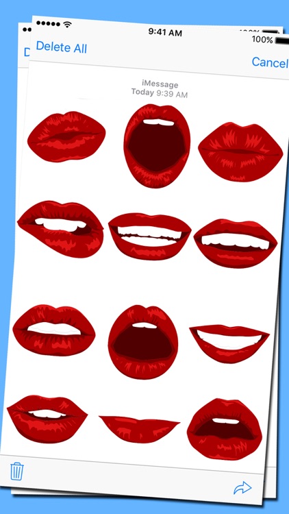 Lip Expressions Stickers