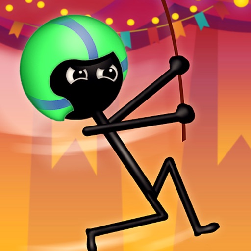 Stickman Rope Jumper Hero iOS App
