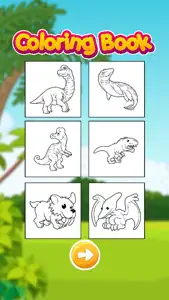 Dino Park Coloring Jurassic Dinosaur World screenshot #2 for iPhone