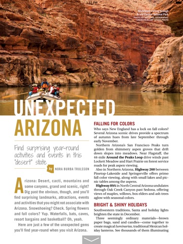 Arizona Official State Visitor’s Guide screenshot 2