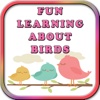 Fun Learning Birds Stencil for Kids