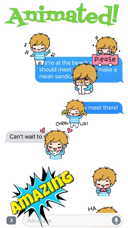 Cute Little Boy Aniamted