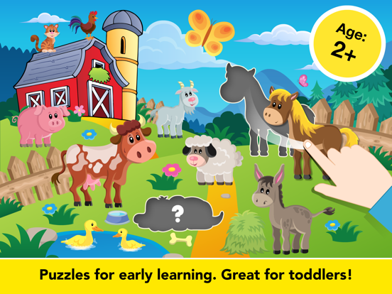 Shape Puzzle learning games for Toddler Kids freeのおすすめ画像2