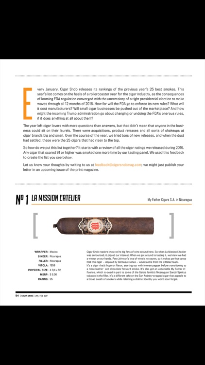 Cigar Snob Magazine screenshot-3