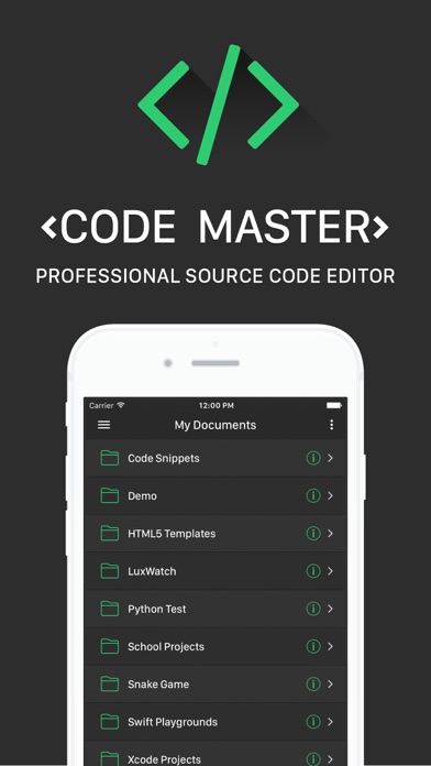 Screenshot #1 pour Code Master Pro