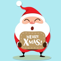 Santa Snowman Reindeer Holiday Sticker Pack