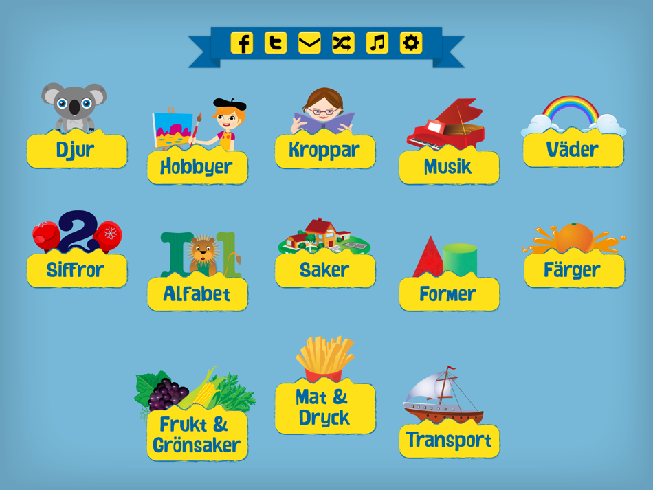 Learn Swedish for Kids - 2.0 - (iOS)