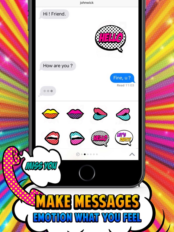 Screenshot #5 pour Lip hot girl Stickers for iMessage