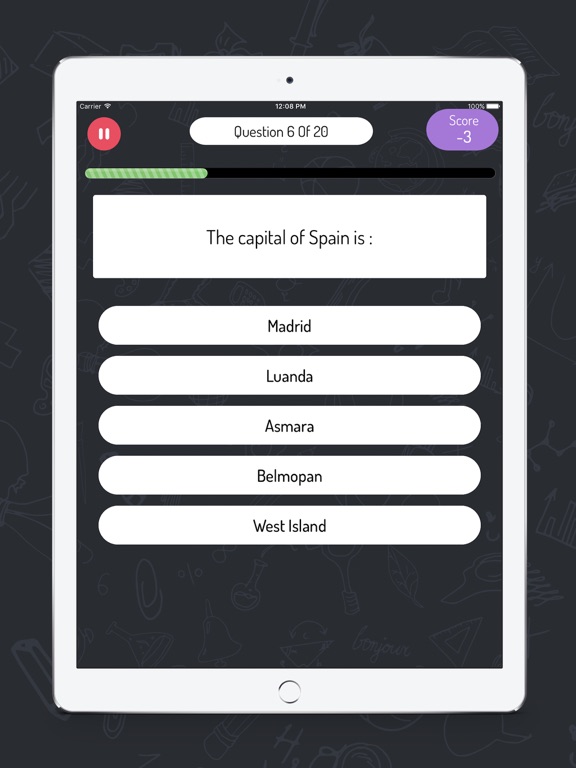 World Quiz - Geography game iPad screenshot